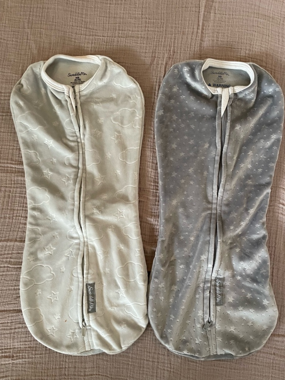 SwaddleMe Infant Swaddle Duo - Light Gray & Charcoal